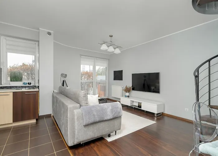 Dwupoziomowy Apartament Zmigrodzka Z Tarasem W Poznaniu By Noclegi Renters