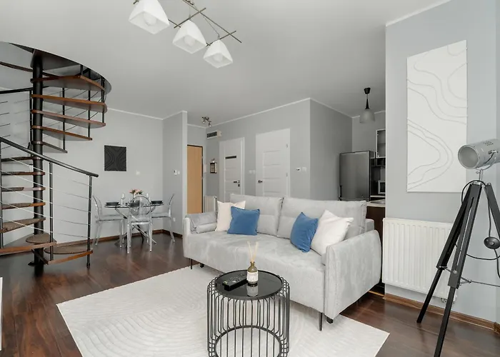 Dwupoziomowy Apartament Zmigrodzka Z Tarasem W Poznaniu By Noclegi Renters